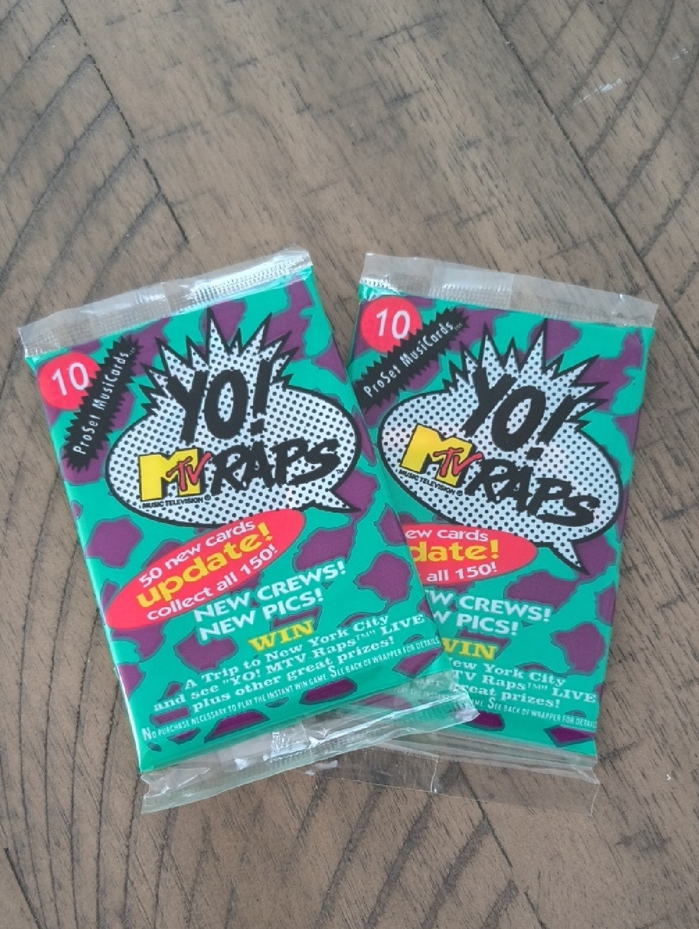 MTV Yo! Raps Card Packs